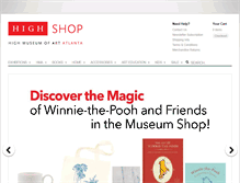 Tablet Screenshot of museumshop.high.org